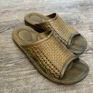 Pali Hawaii Slides Sandal Brown Men Size 12